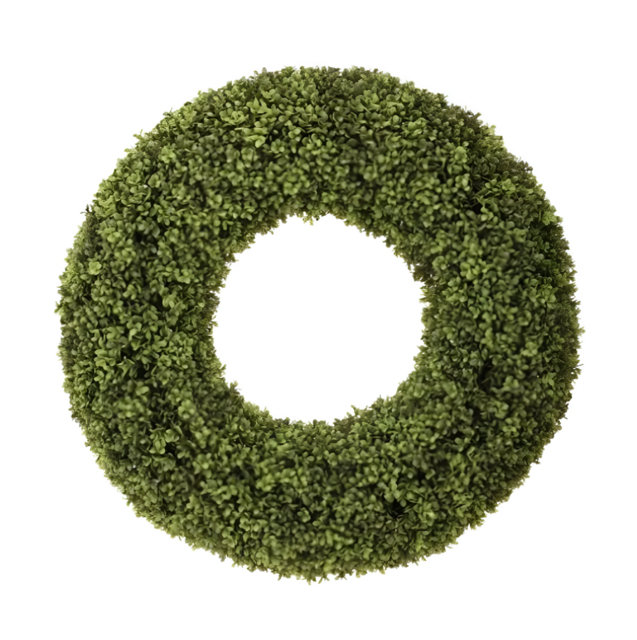28" Uv Treat Spring Boxwood Wreath