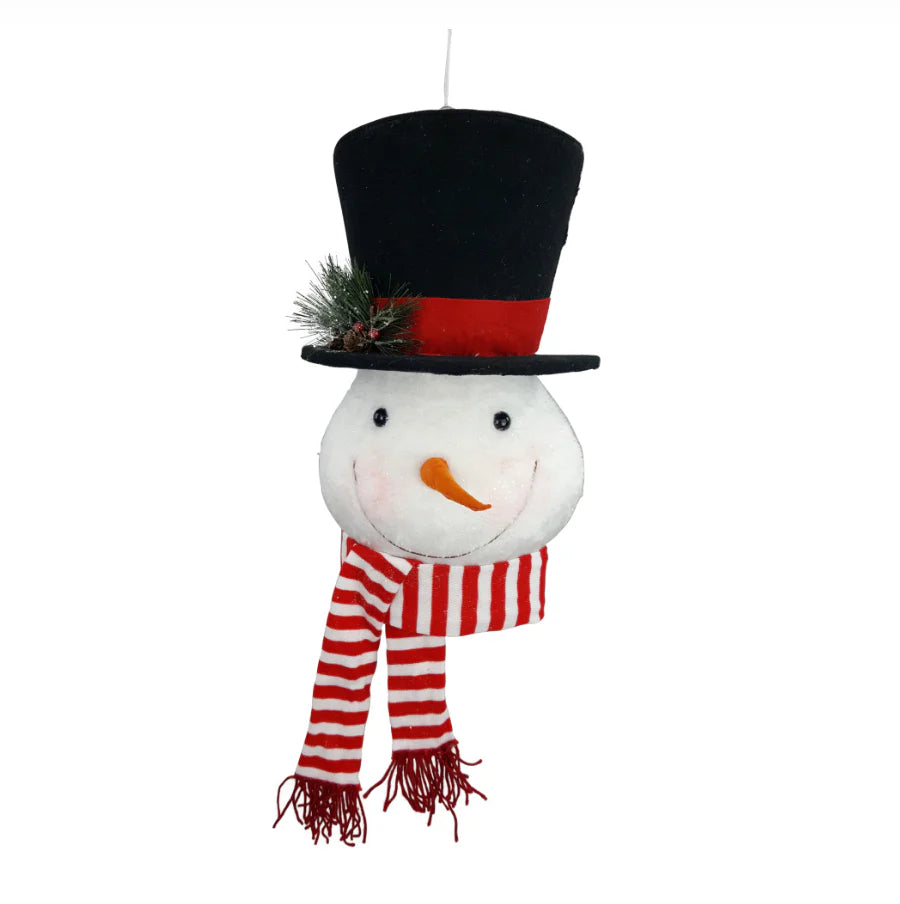 Snowman Velvet Wreath Kit