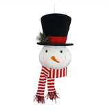 Snowman Velvet Wreath Kit