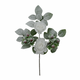 White Rose Wreath Kit