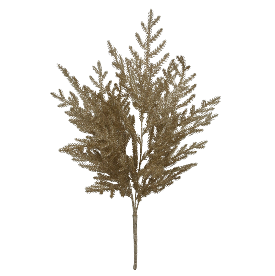 21" Pine Bush X 4 W Glitter (Champagne)