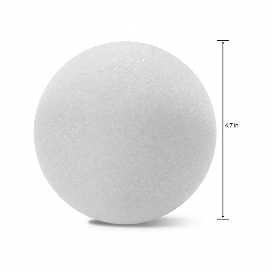 4.7" FloraCraft CraftFōM Ball (White)