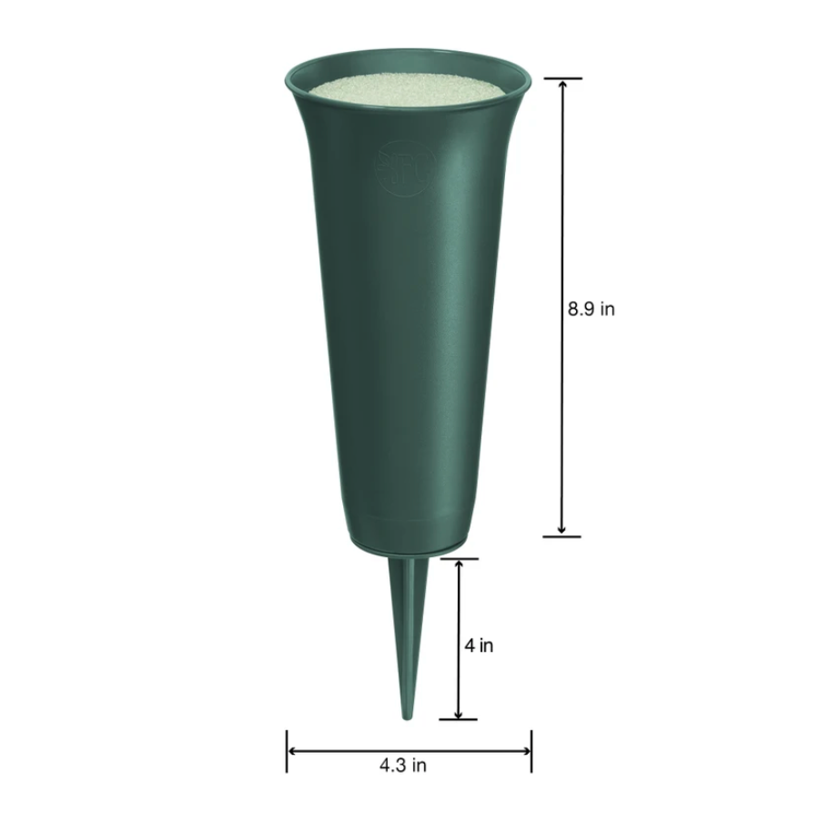 8.9" FloraCraft Eternity Cemetery Vase