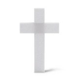 17.9" FloraCraft CraftFōM Cross (White)