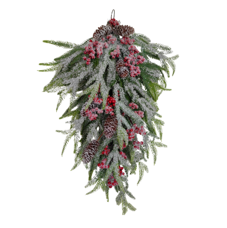24" Pine Berry Cone
