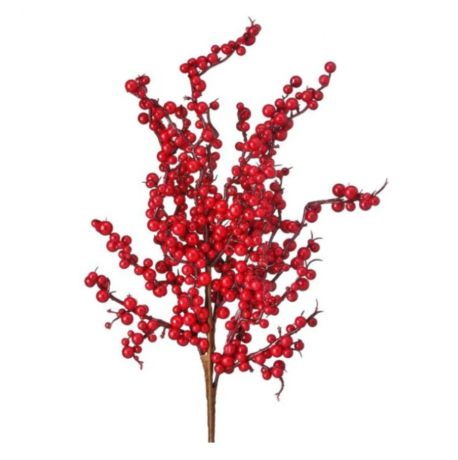 Red Berry Velvet Wreath Kit