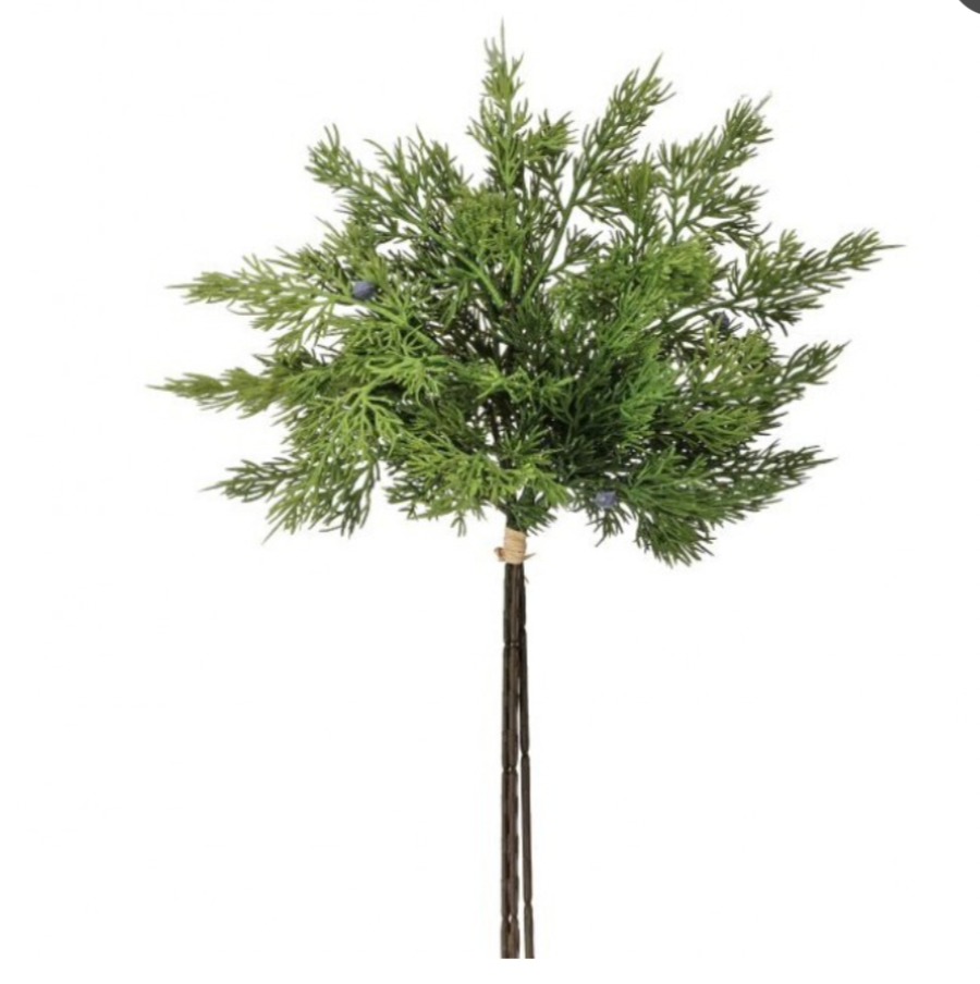 17" Real Touch Blue Berry Juniper Bundle