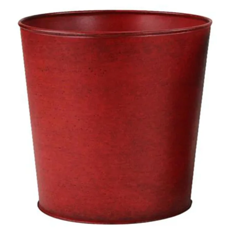 10"Dia x 9.5"H Tin Pot Cover