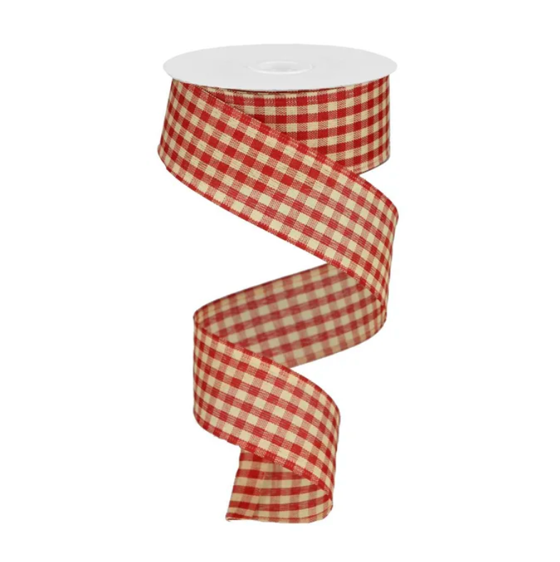 1.5" x 10yd Primitive Gingham Check