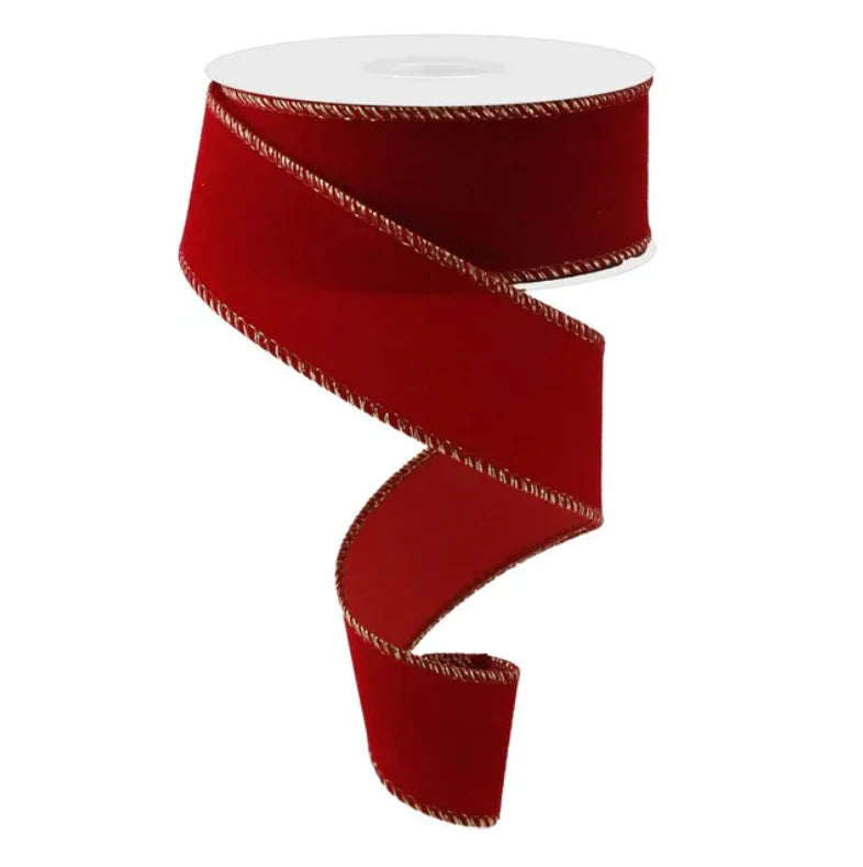 Red Berry Velvet Wreath Kit