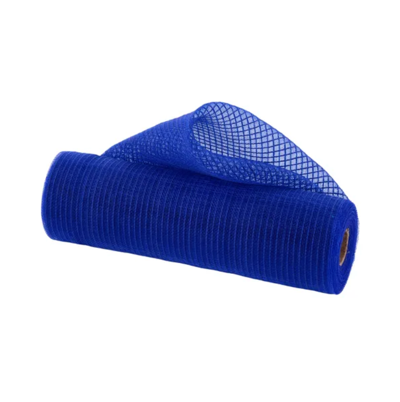10.25" x 10yd Fine Weave Faux Jute Stripe (Royal Blue)
