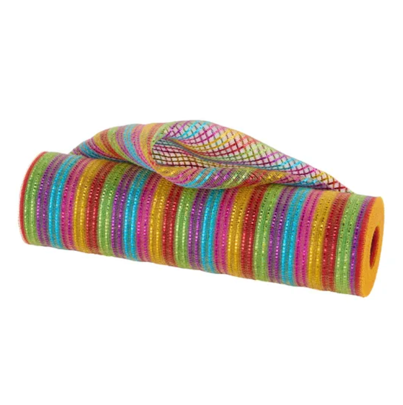 10.25" x 10yd Fine Weave Wide Foil Stripe (Multi Color)
