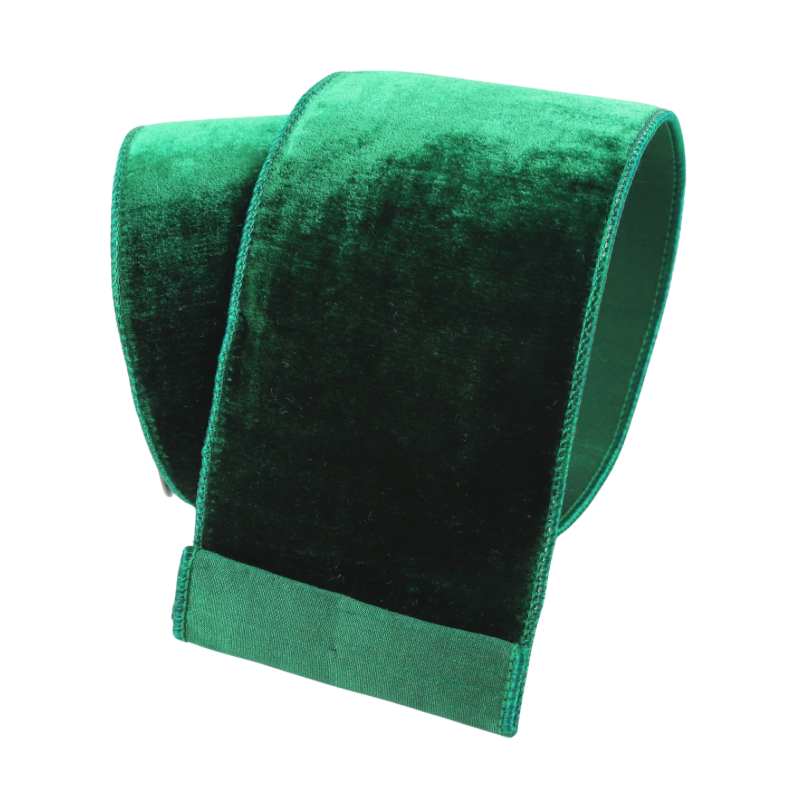 2.5" X 10YD Velvet (Emerald) Farrisilk