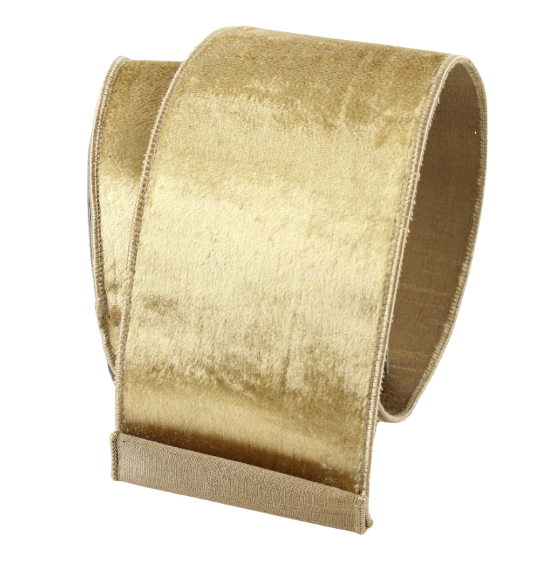 4" X 10YD Velvet (Gold) Farrisilk