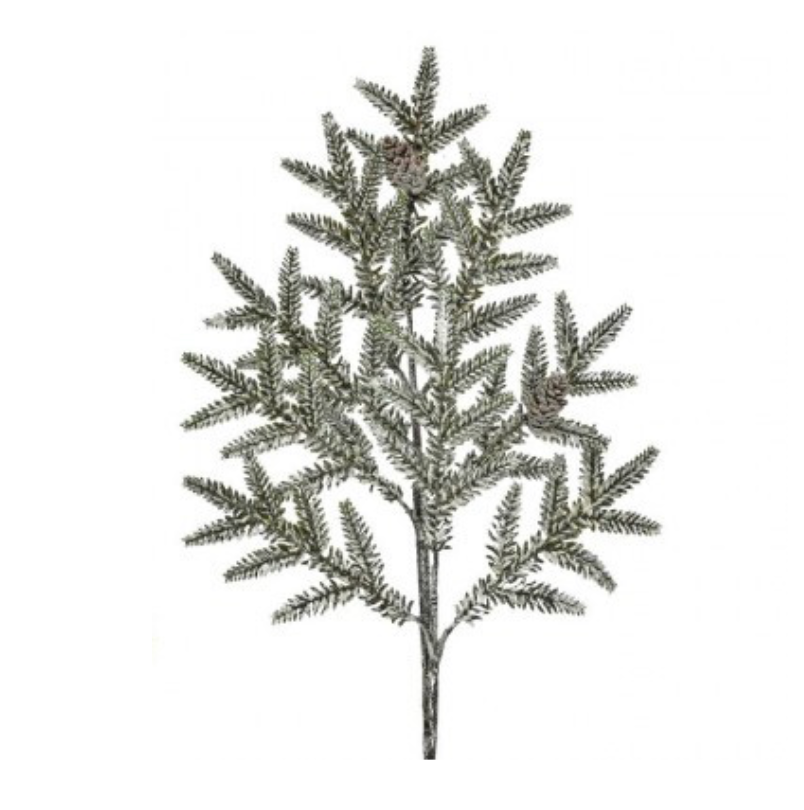 35" Uv Frosted Glitter Frazier Fir Spray