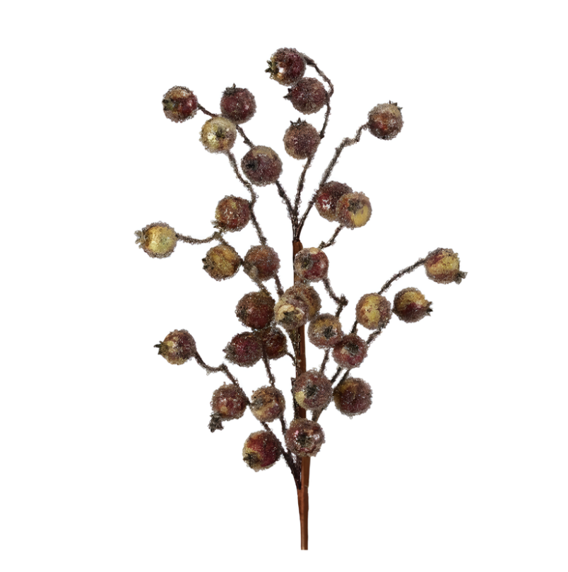 27" Beaded Pomagrante Berry Spray