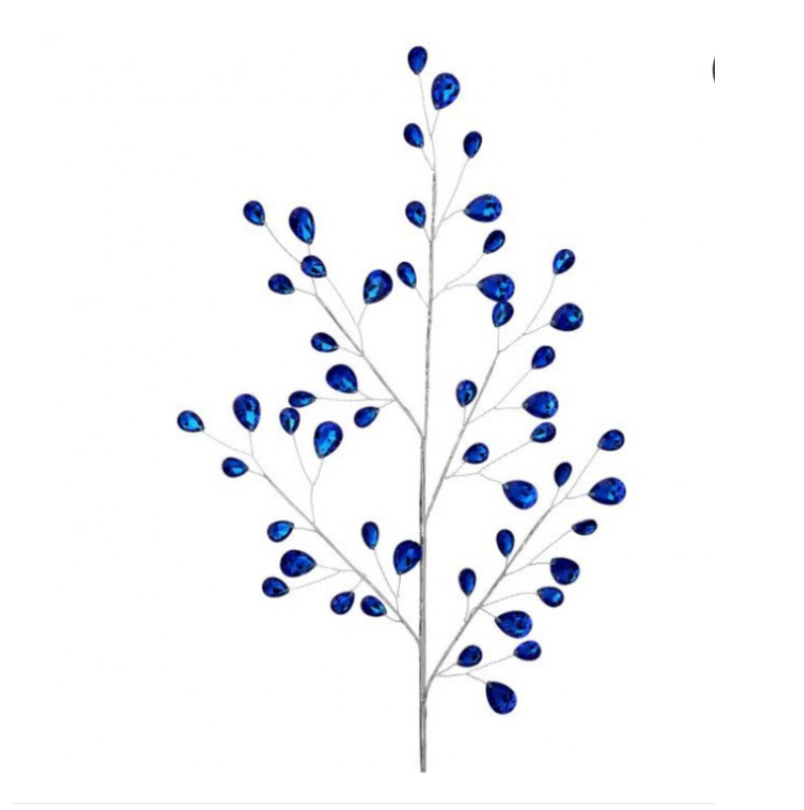 24" Metal Jewel Gem Spray (Blue)