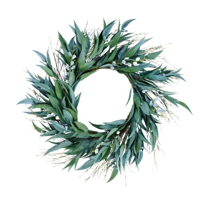 24"Dia Blade Eucalyptus Wreath