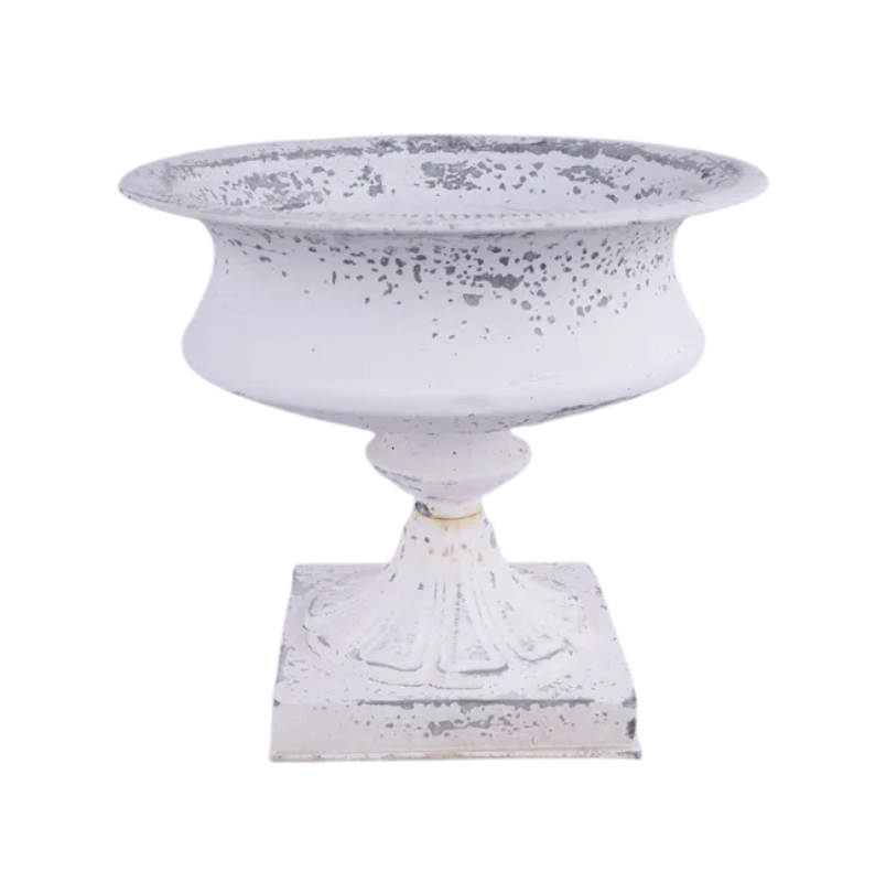 12"Dia x 10.5"H Tin Compote