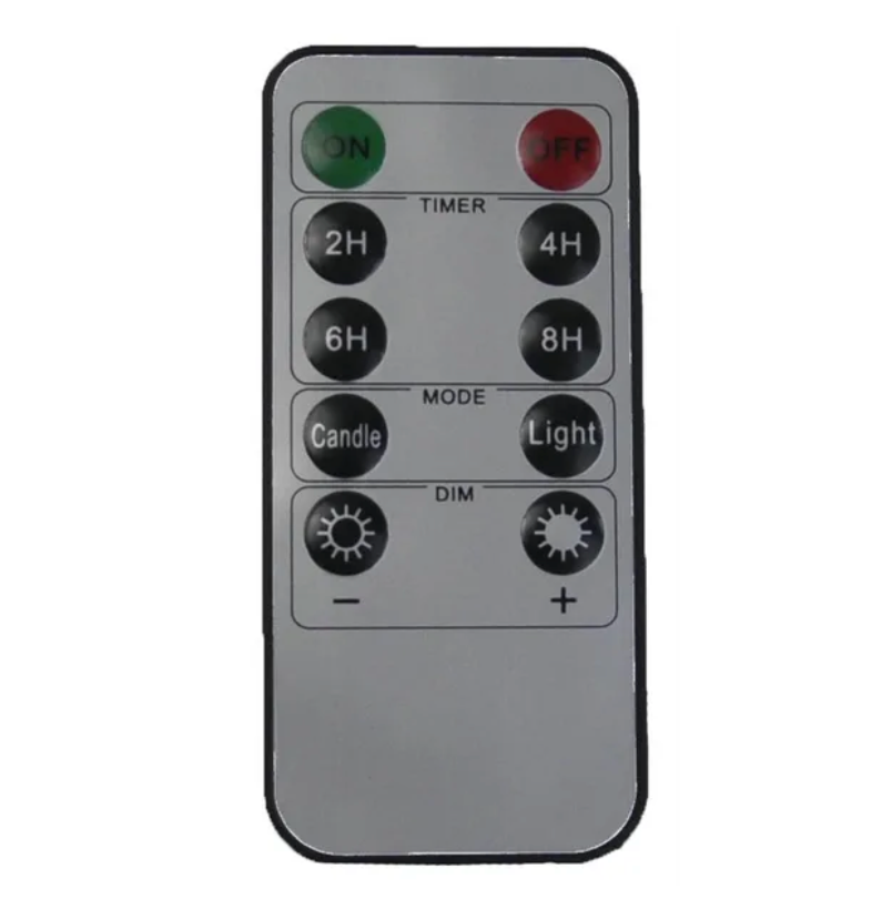 Remote Control W/Timer For LED Candles – Nick's Seasonal Décor