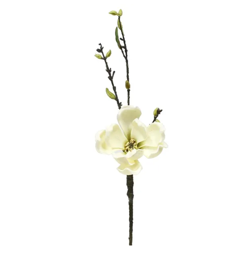 20"L Magnolia Spray (Cream/White)