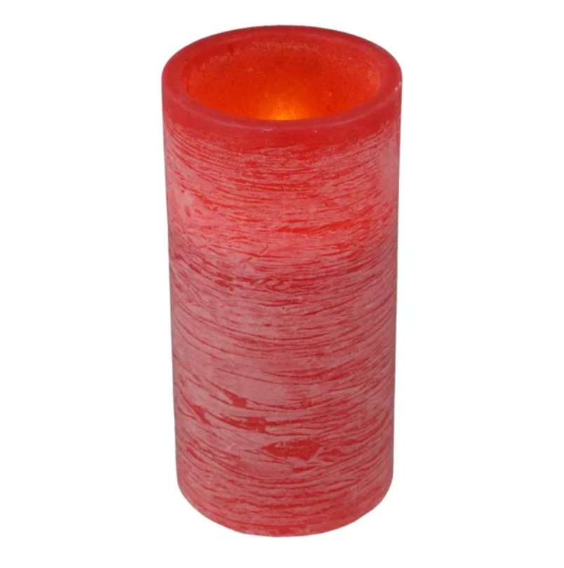 3"Dia x 6"H R/C Frosted Flameless Candle