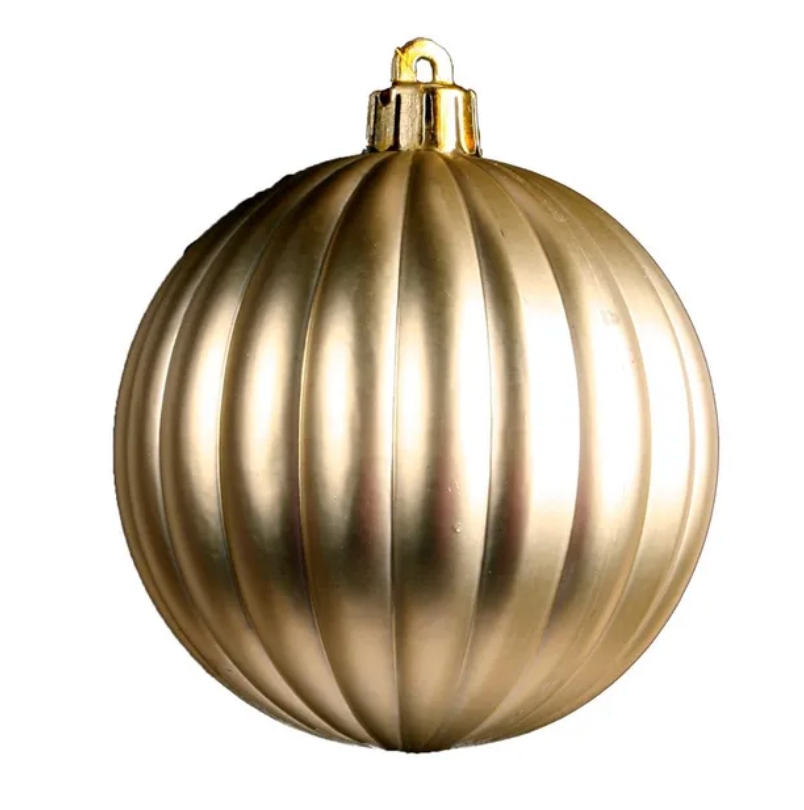 250Mm Vert Stripe Ball (Matte Light Gold)