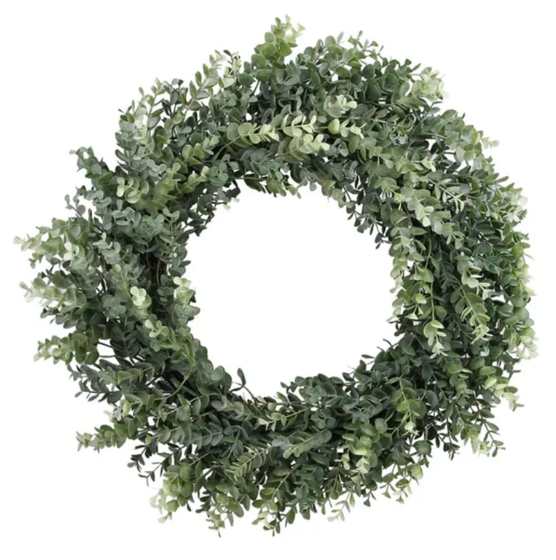 24"Dia Spiral Eucalyptus Wreath (Grey/Green)
