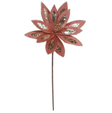 Rose Gold Poinsettia Wreath Kit