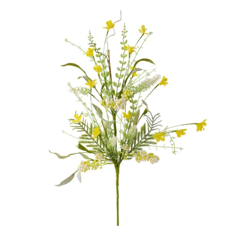 Yellow Bird Nest Wreath Kit