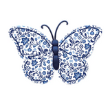 Blue and White Chinoiserie Butterfly Wreath Kit