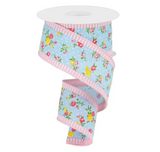 Pink/Blue Floral Ribbon Bundle!