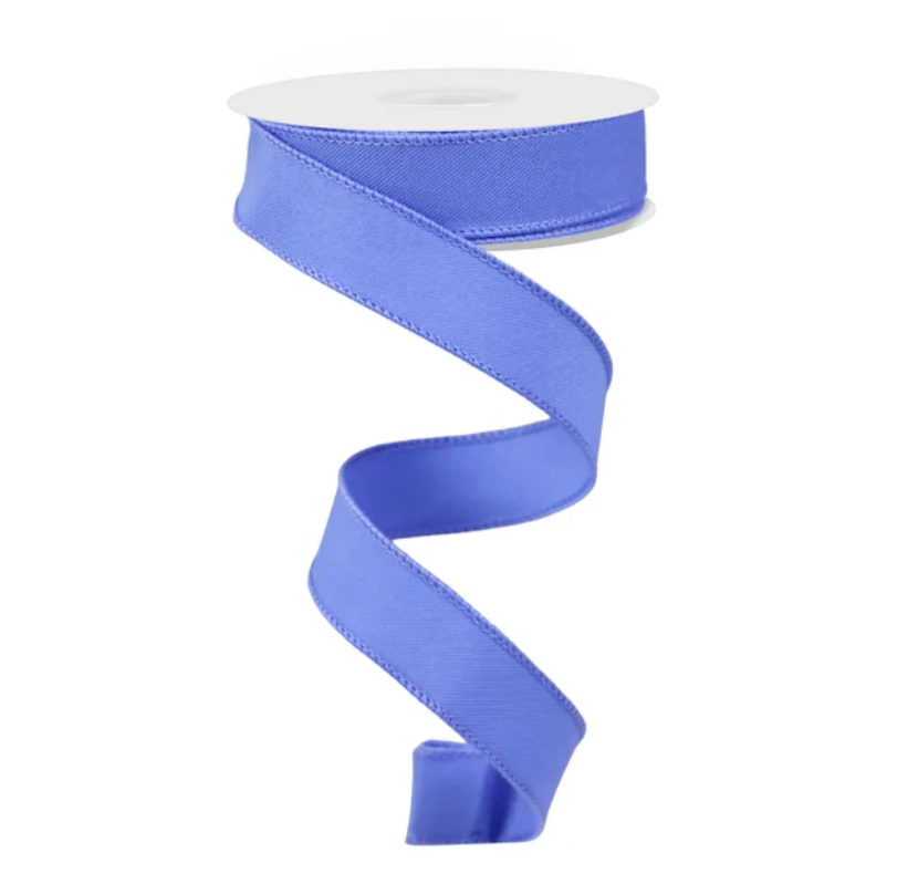 7/8" x 10yd Diagonal Weave (Iris Blue)