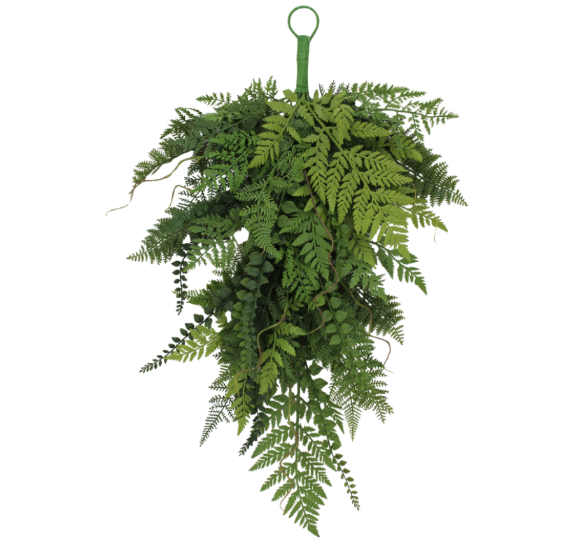 26" Mixed Fern Teardrop