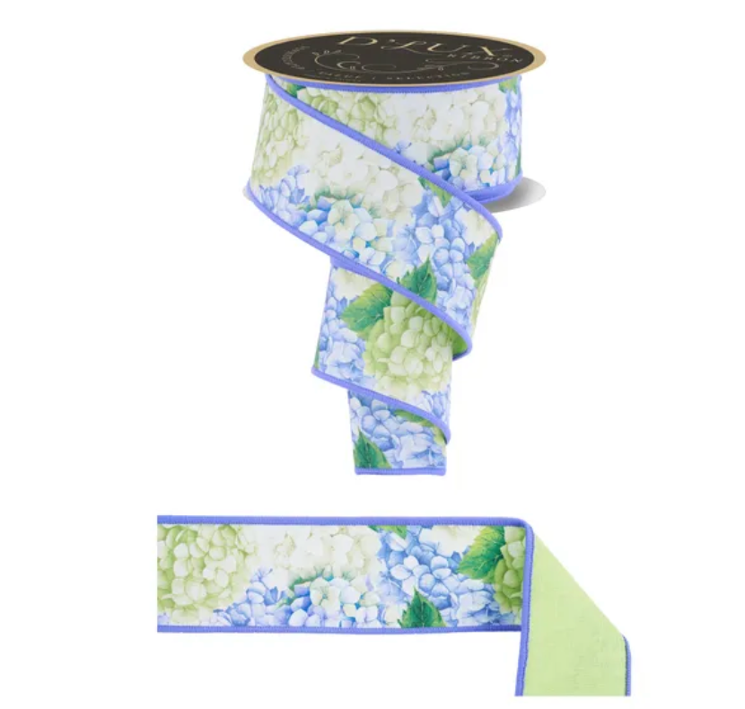 2.5" x 10yd Hydrangea/Fused