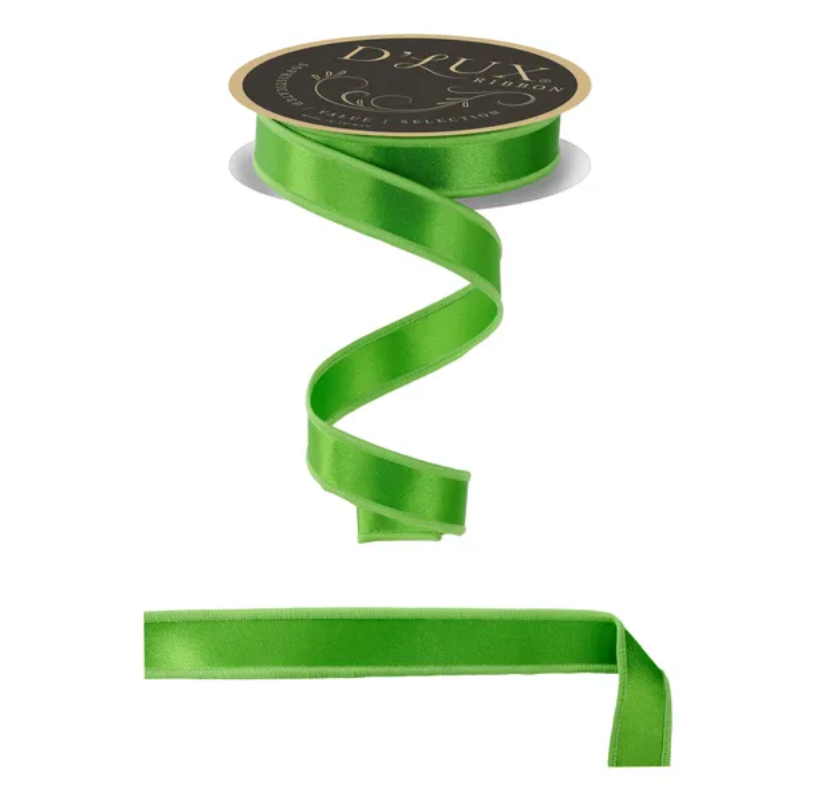 7/8" x 10yd Satin Fused (Fresh Green)