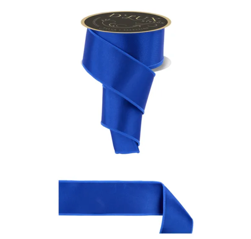 2.5" x 10yd Satin Fused (Royal Blue)
