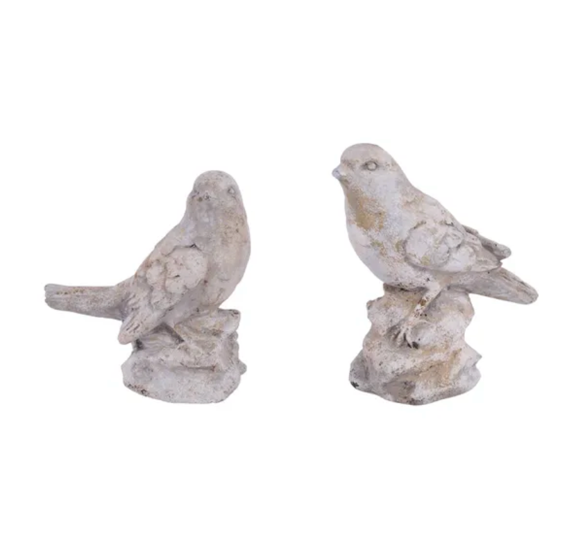5.5"-6.25"H Cement Standing Bird (Assorted)