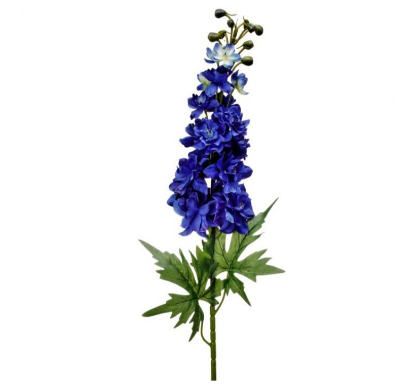 31.5" Blooms Delphinium (Dark Blue)
