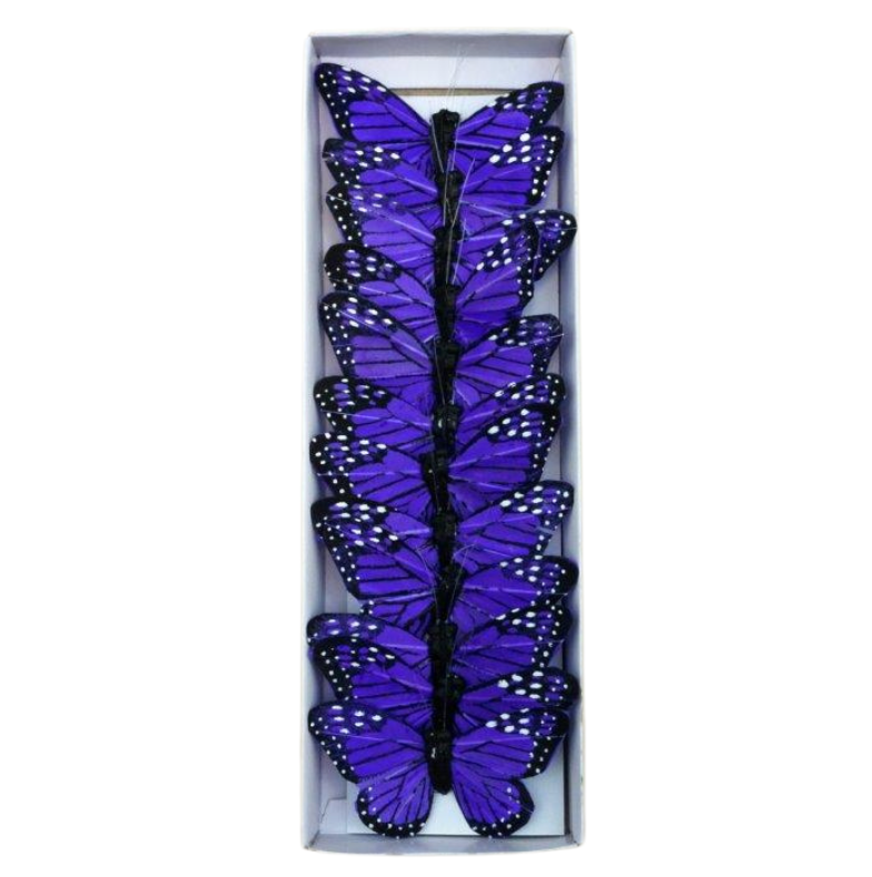 3" Monarch Butterflies (Purple)