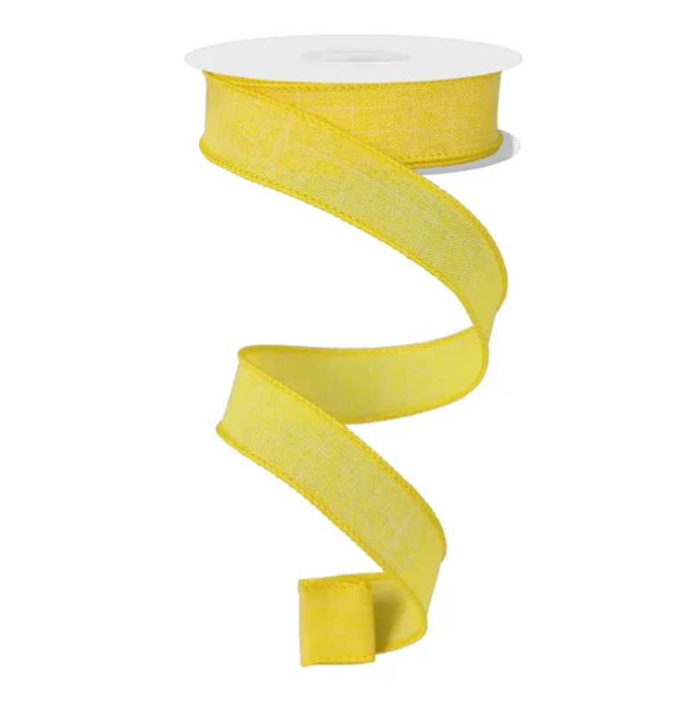 7/8" x 10yd Royal Burlap (Yellow)