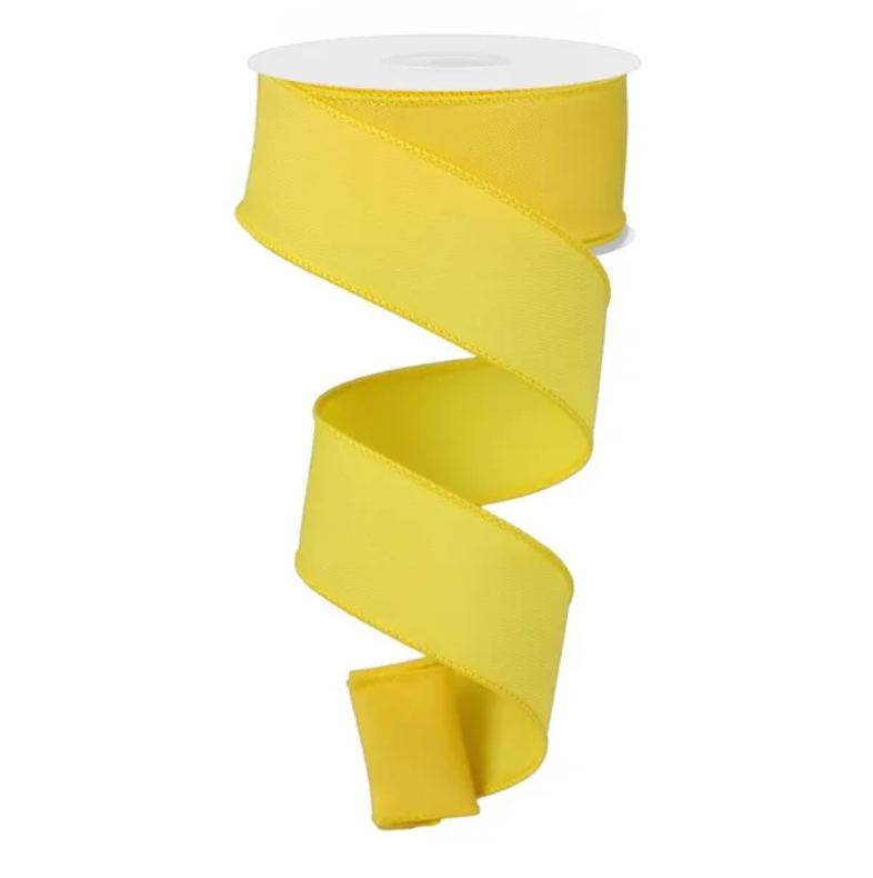 1.5" x 10yd Diagonal Weave Fabric (Yellow)