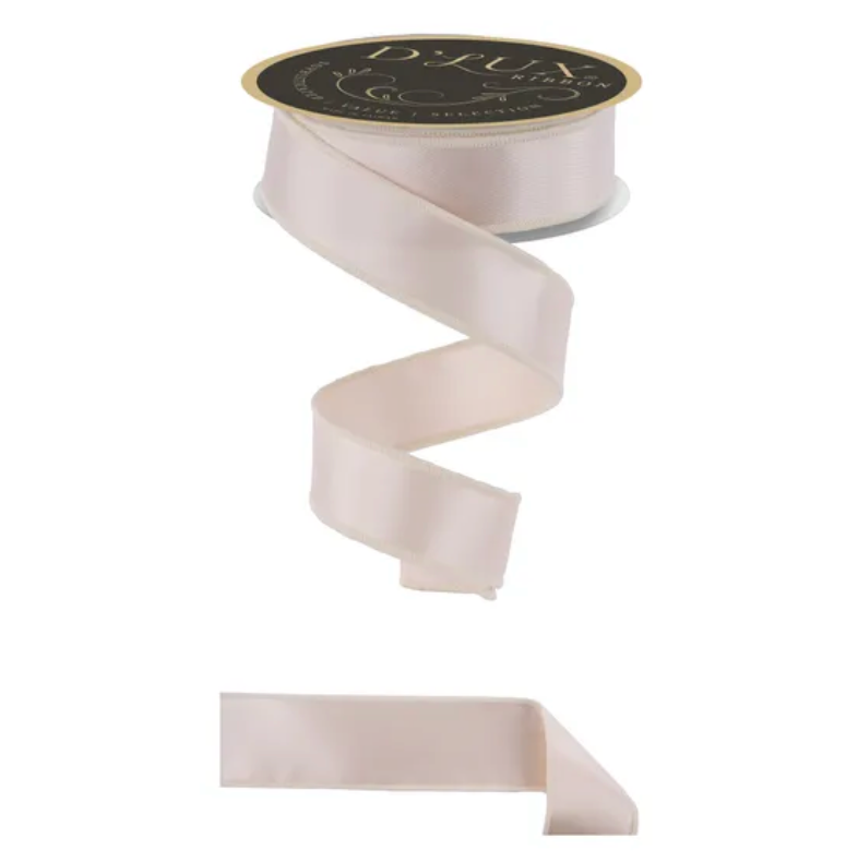 2.5" x 10yd Satin Fused (Ivory)