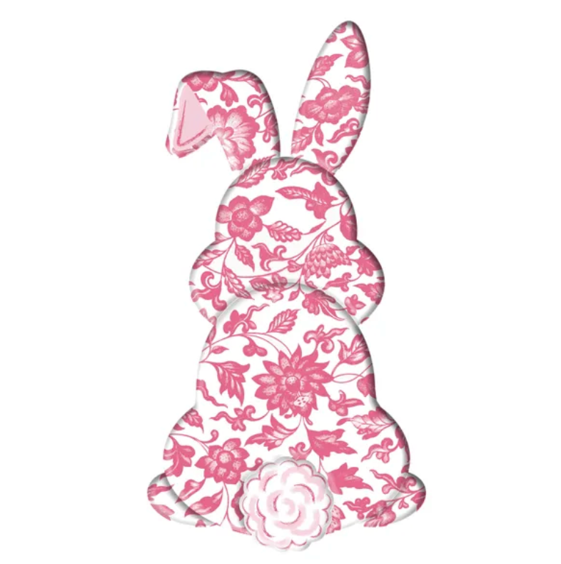Pink Chinoiserie Bunny Wreath Kit