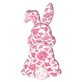 Pink Chinoiserie Bunny Wreath Kit