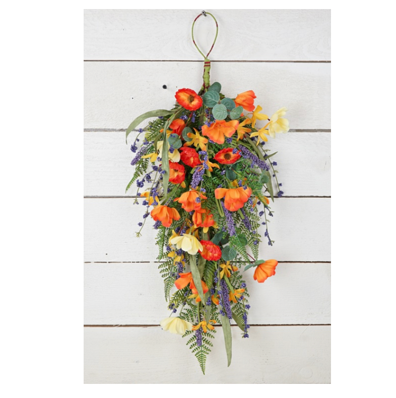 Orange Floral Teardrop Kit