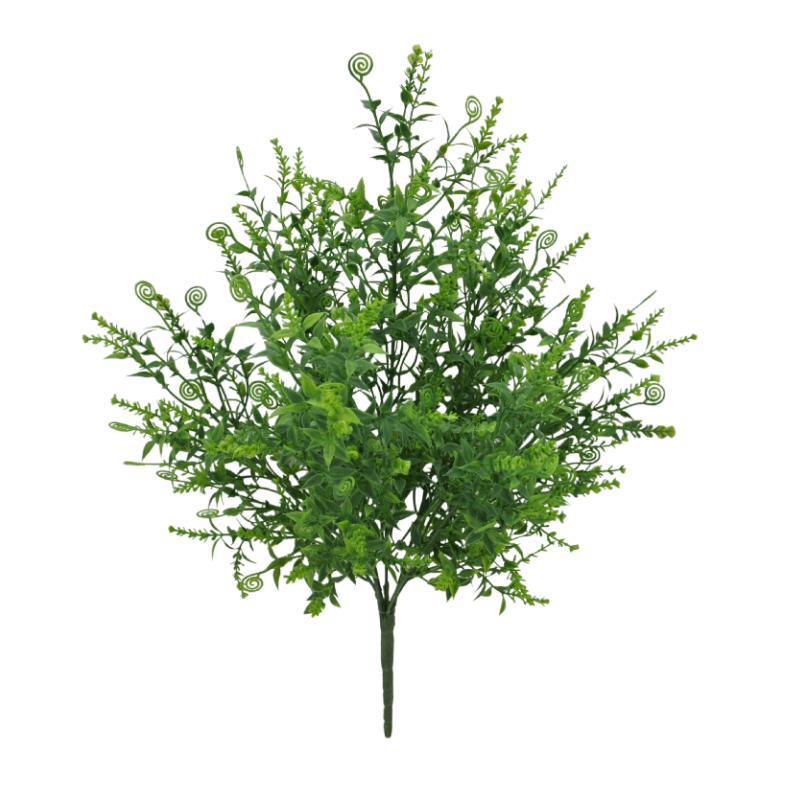 19" Mixed Greenery Bush X 7