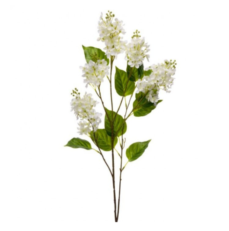 40" Spring Cut Lilac Spray (Cream)