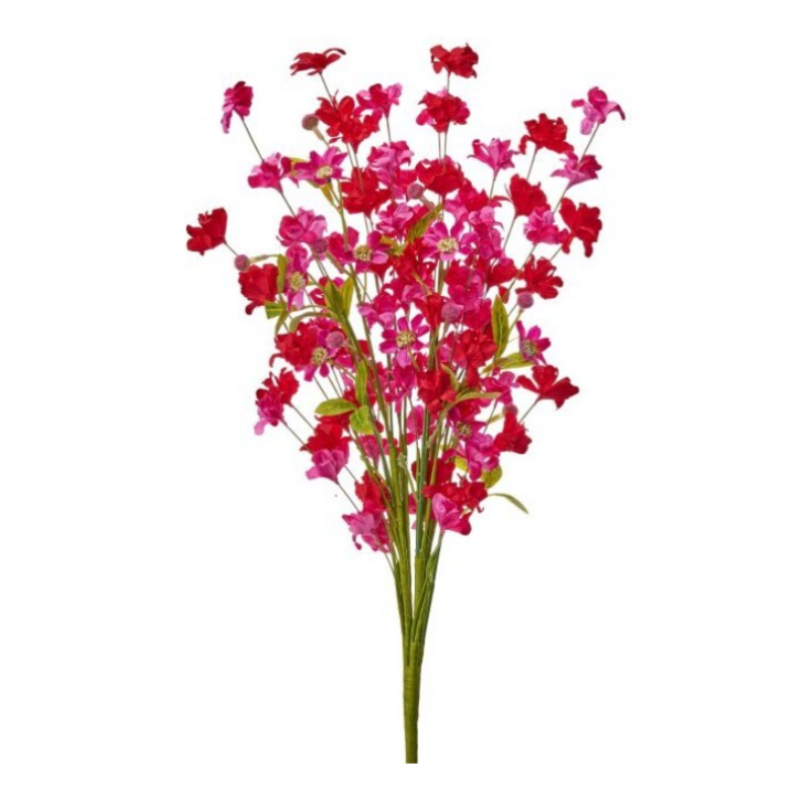 22" Pink Blossom Spray (Hot Pink & Red)
