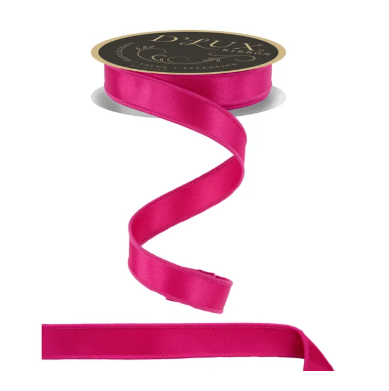 7/8" x 10yd Satin Fused (Hot Pink)